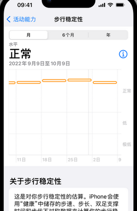 商河iPhone手机维修如何在iPhone开启'步行稳定性通知'